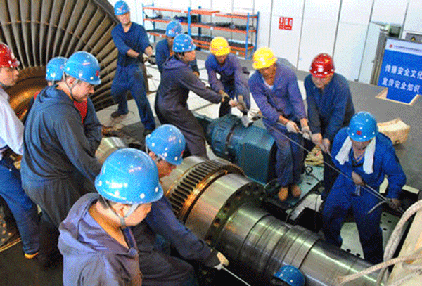 西安西瑪高壓電機轉子磁心的調整方法。